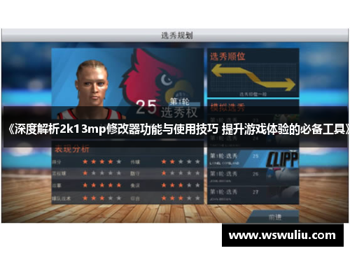 《深度解析2k13mp修改器功能与使用技巧 提升游戏体验的必备工具》